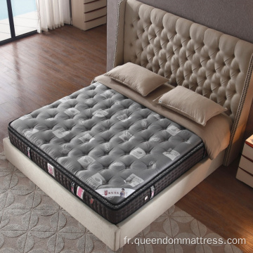 Matelas en mousse à mémoire d&#39;hôtel de lit hybride queen Size